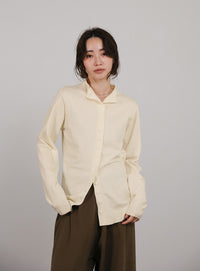 【Et】2way Button Design Knit