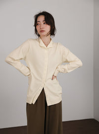 【Et】2way Button Design Knit