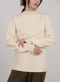 【Et】2way Button Design Knit