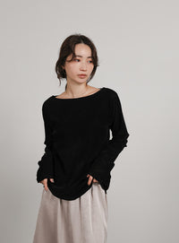 【Et】Sheer Velour Tops