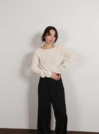 【Et】Sheer Velour Tops