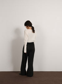 【Et】Sheer Velour Tops