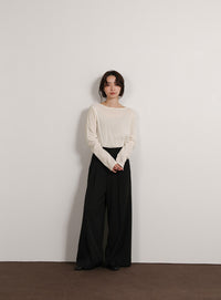 【Et】Sheer Velour Tops