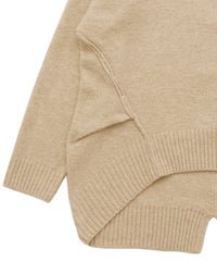 【Et】Petit High Neck Cocoon Silhouette Knit
