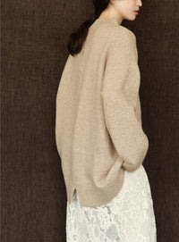【Et】Petit High Neck Cocoon Silhouette Knit