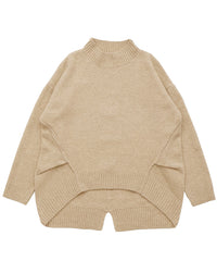 【Et】Petit High Neck Cocoon Silhouette Knit