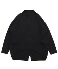 【Et】Petit High Neck Cocoon Silhouette Knit