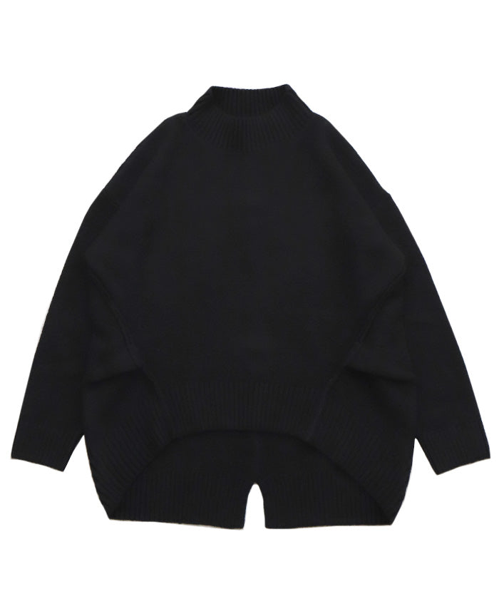 【Et】Petit High Neck Cocoon Silhouette Knit