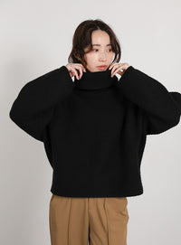 【Et】Long Turtleneck Knit