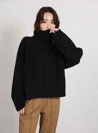 【Et】Long Turtleneck Knit