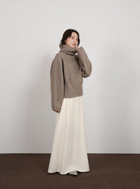 【Et】Long Turtleneck Knit