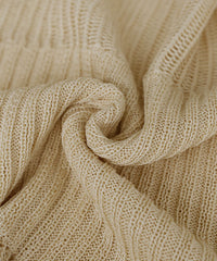 【Et】Linen like Sheer Mesh Knit