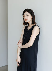 【Et】シアーカットソーノースリーブワンピース【SALE】