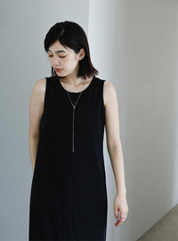 【Et】シアーカットソーノースリーブワンピース【SALE】