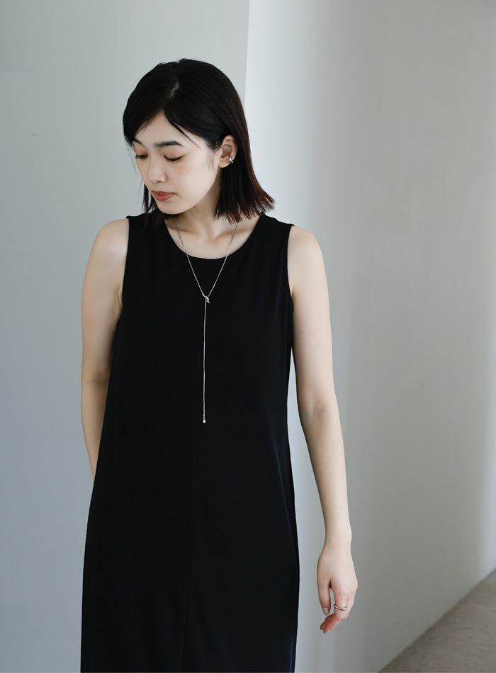 【Et】シアーカットソーノースリーブワンピース【SALE】