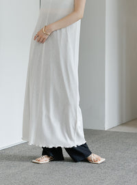 【Et】シアーカットソーノースリーブワンピース【SALE】