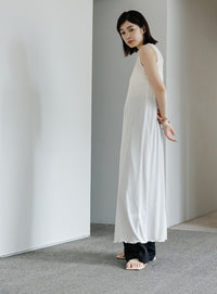 【Et】シアーカットソーノースリーブワンピース【SALE】