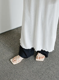 【Et】シアーカットソーノースリーブワンピース【SALE】