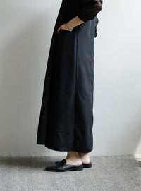 【Et】キーネックロングワンピース