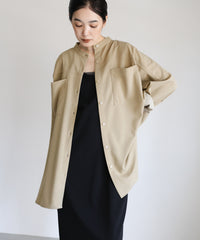【Et】Cut-out Georgette Blouse Pants Set
