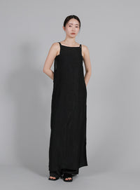 【Et】Crepe Camisole Onepiece
