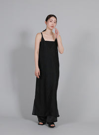 【Et】Crepe Camisole Onepiece