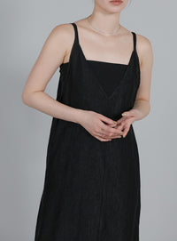 【Et】Crepe Camisole Onepiece