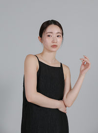 【Et】Crepe Camisole Onepiece