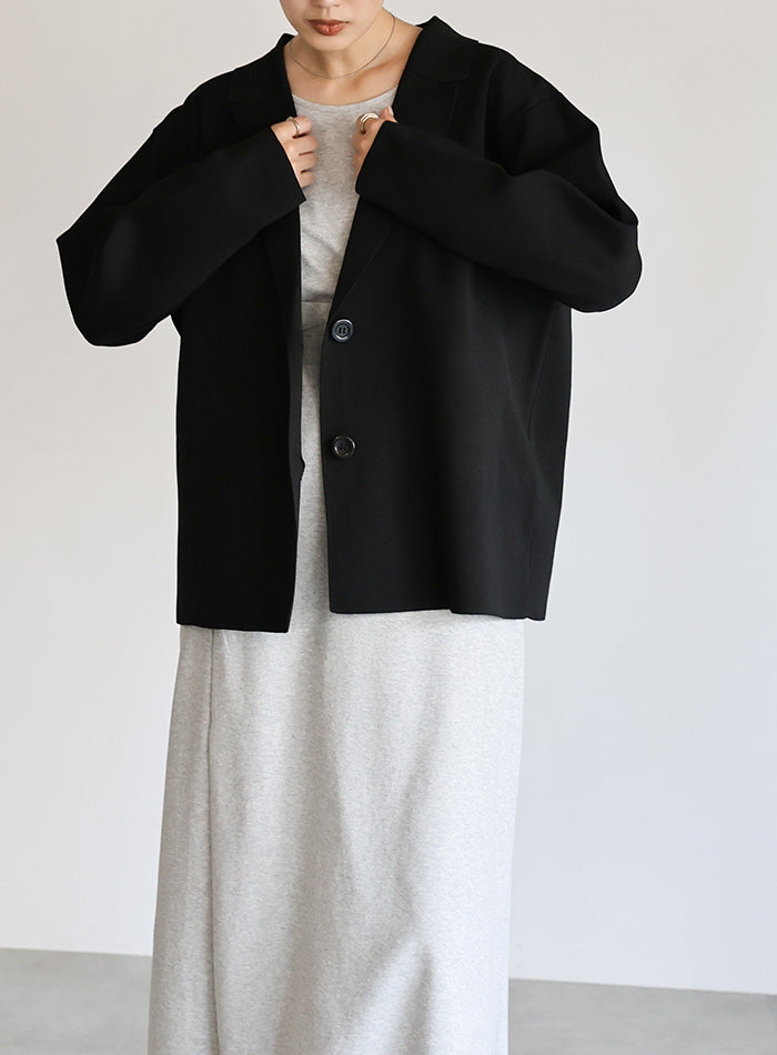 【Et】スポンディッシュニットジャケット
