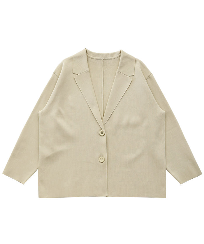 【Et】スポンディッシュニットジャケット