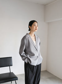 【Et】スポンディッシュニットジャケット