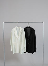 【Et】Sheer Tailored Jacket