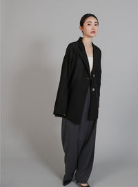 【Et】Sheer Tailored Jacket