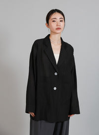 【Et】Sheer Tailored Jacket