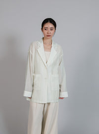 【Et】Sheer Tailored Jacket