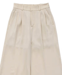 【Et】Two-tuck Wide Pants