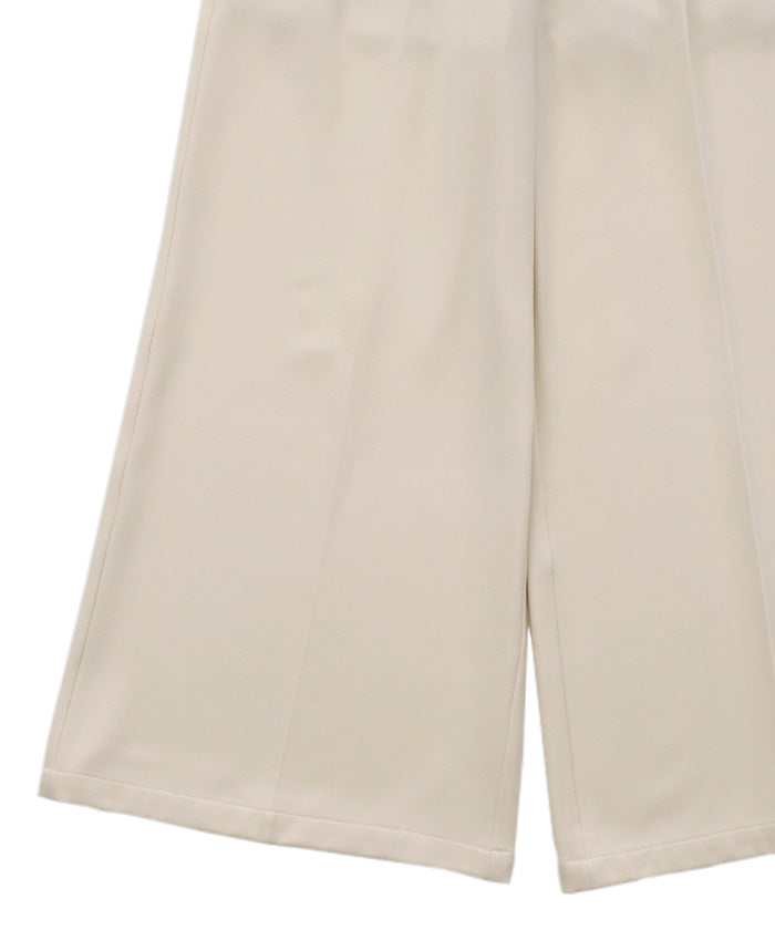 【Et】Two-tuck Wide Pants
