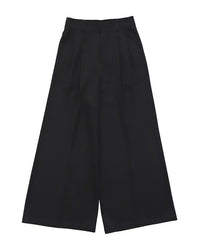 【Et】Two-tuck Wide Pants