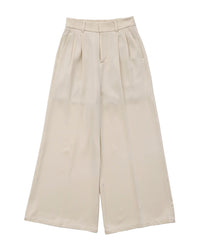 【Et】Two-tuck Wide Pants