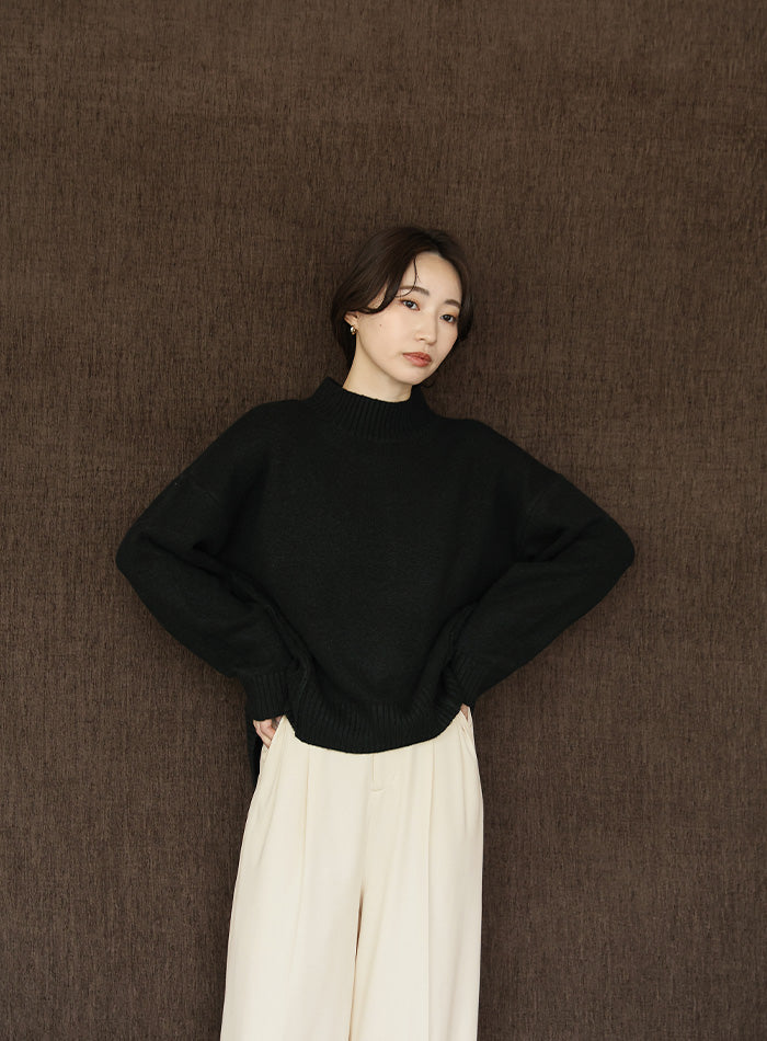 【Et】Two-tuck Wide Pants