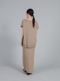【Et】Simple Knit Tight Skirt