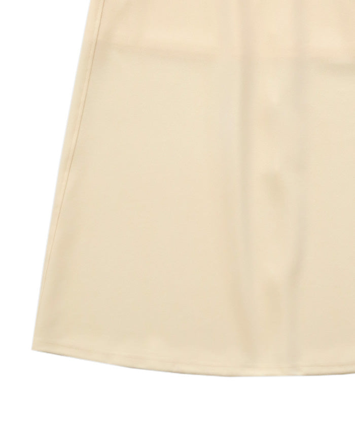 【Et】Cut Georgette Narrow Skirt