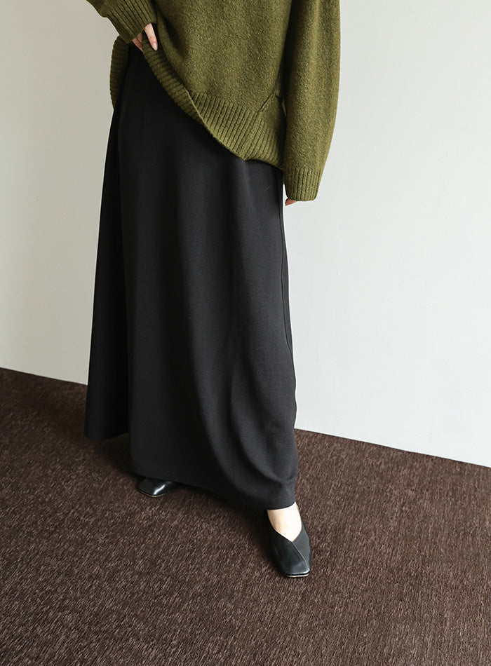 【Et】Cut Georgette Narrow Skirt