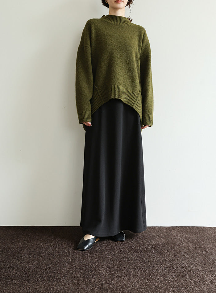 【Et】Cut Georgette Narrow Skirt