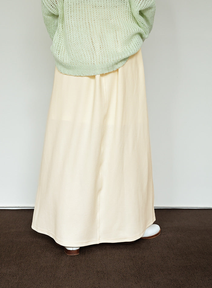 【Et】Cut Georgette Narrow Skirt