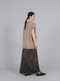 【Et】Oversized V-neck Knit Vest