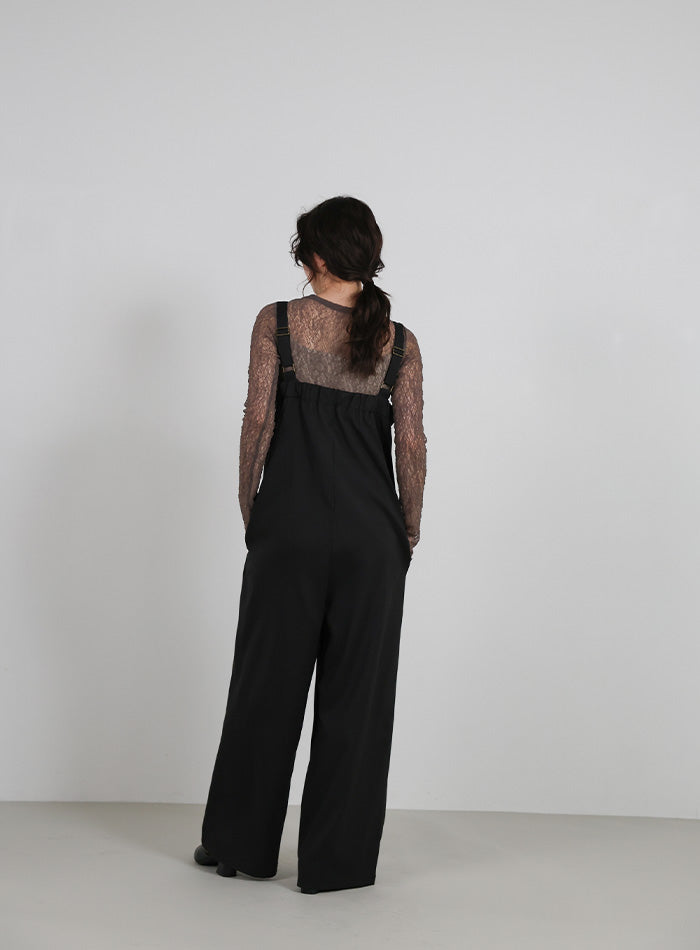 未使用【select MOCA Et】サロペット セットアップ 黒 L Et】No-Collar Jacket Overalls Set – SELECT MOCA