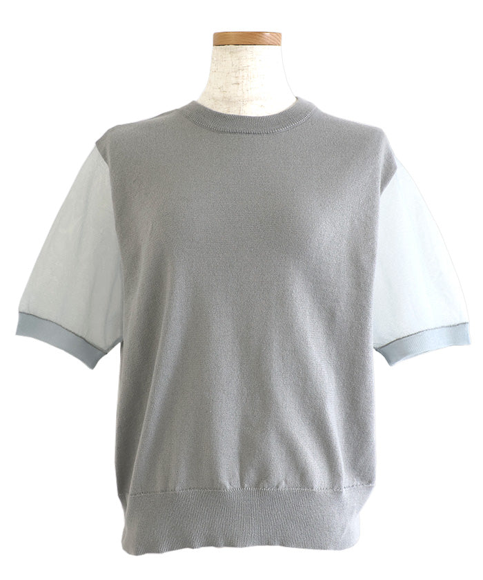 Et】シアースリーブニットトップス【SALE】 – SELECT MOCA