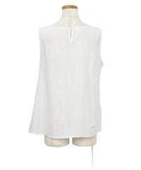 【Et】Asymmetrical Sleeveless Blouse