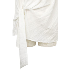 【Et】Asymmetrical Sleeveless Blouse